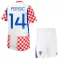 Kit De Football Croatie Perisic 14 Enfant Domicile Coupe du Monde 2026
