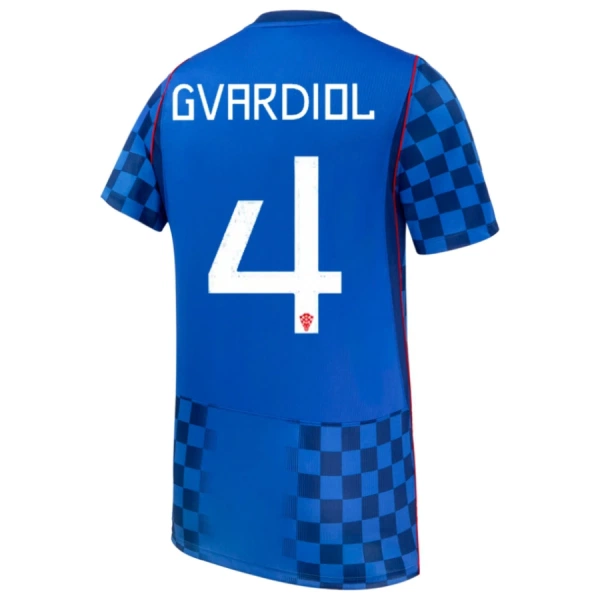 Maillot De Foot Croatie Josko Gvardiol 4 Extérieur Coupe du Monde 2026