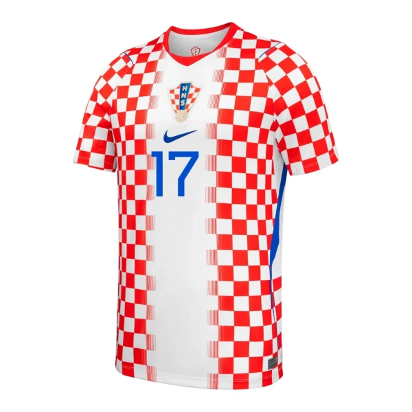Maillot De Foot Croatie P. Sucic 17 Domicile Coupe du Monde 2026