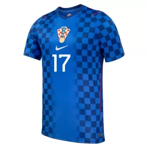 Maillot De Foot Croatie P. Sucic 17 Extérieur Coupe du Monde 2026
