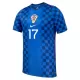 Maillot De Foot Croatie P. Sucic 17 Extérieur Coupe du Monde 2026
