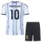Kit De Football Argentine Maradona 10 Enfant Domicile Coupe du Monde 2026