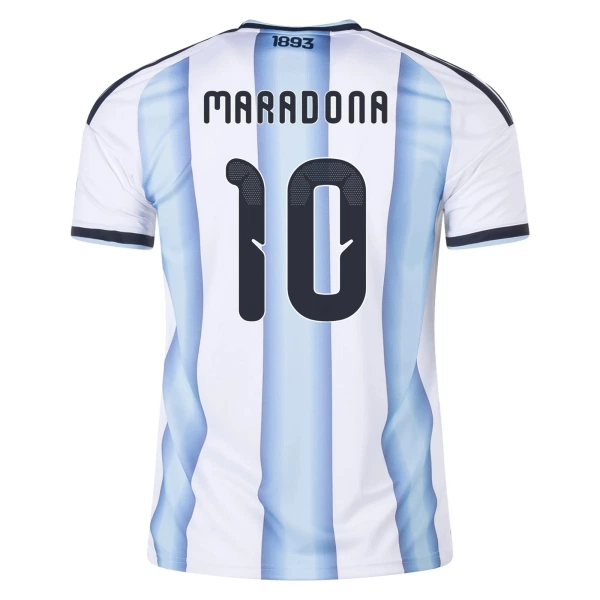 Kit De Football Argentine Maradona 10 Enfant Domicile Coupe du Monde 2026