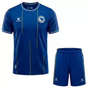 Kit De Football Bosnie Herzégovine Enfant Domicile Coupe du Monde 2026 Kit De Football Bosnie Herzégovine Enfant Domicile Coupe du Monde 2026