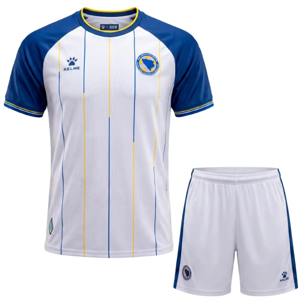 Kit De Football Bosnie Herzégovine Enfant Extérieur Coupe du Monde 2026 Kit De Football Bosnie Herzégovine Enfant Extérieur Coupe du Monde 2026