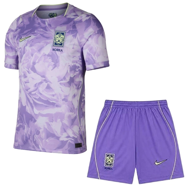 Kit De Football Corée du Sud Enfant Extérieur Coupe du Monde 2026 Kit De Football Corée du Sud Enfant Extérieur Coupe du Monde 2026