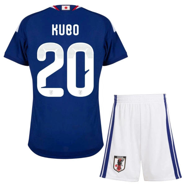 Kit De Football Japon Kubo 20 Enfant Domicile Coupe du Monde 2026 Kit De Football Japon Kubo 20 Enfant Domicile Coupe du Monde 2026