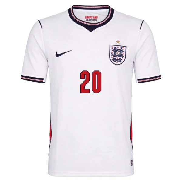 Maillot De Foot Angleterre Cole Palmer 20 Domicile Coupe du Monde 2026