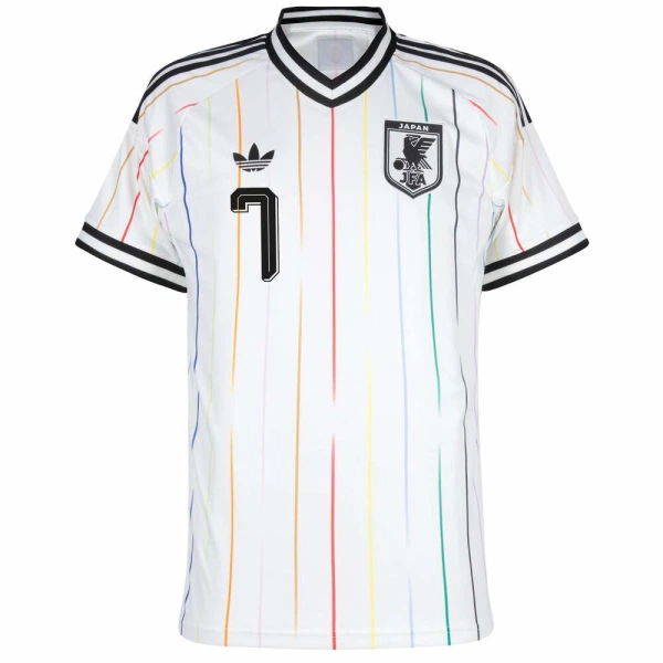 Maillot De Foot Japon Mitoma 7 Extérieur Coupe du Monde 2026