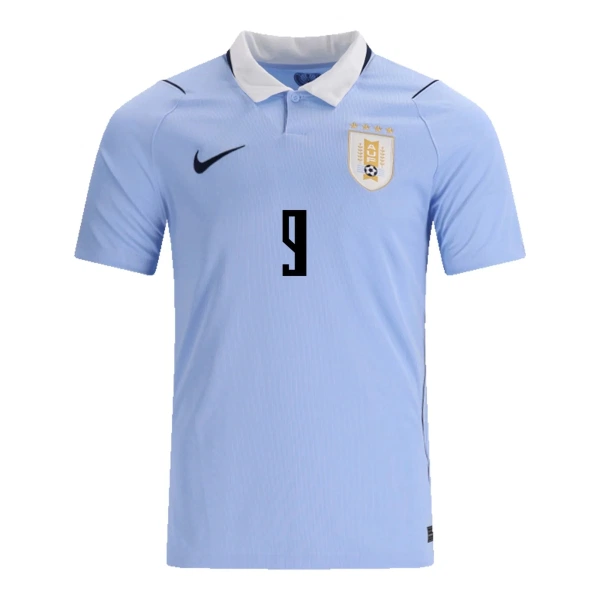 Maillot De Foot Uruguay Darwin Núñez 9 Domicile Coupe du Monde 2026