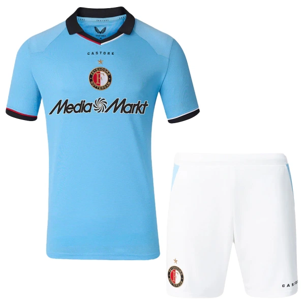 Kit De Football Feyenoord Rotterdam Enfant Extérieur 26/27 Kit De Football Feyenoord Rotterdam Enfant Extérieur 26/27