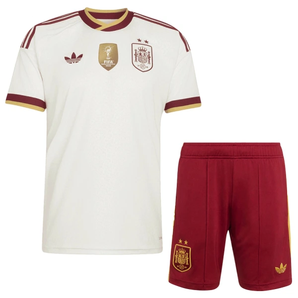 Kit De Football Espagne 2 Stars Enfant Extérieur Coupe du Monde 2026 Kit De Football Espagne 2 Stars Enfant Extérieur Coupe du Monde 2026