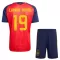 Kit De Football Espagne 2 Stars Lamine Yamal 19 Enfant Domicile Coupe du Monde 2026