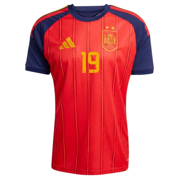 Kit De Football Espagne 2 Stars Lamine Yamal 19 Enfant Domicile Coupe du Monde 2026
