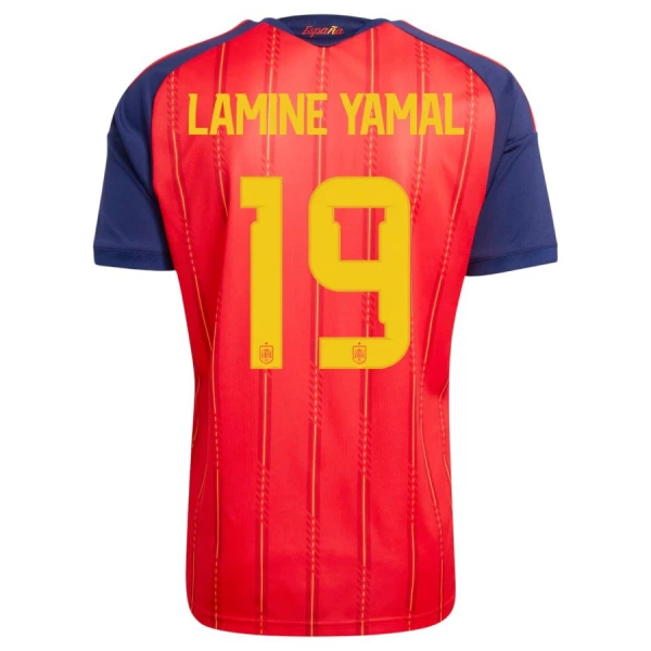 Kit De Football Espagne 2 Stars Lamine Yamal 19 Enfant Domicile Coupe du Monde 2026