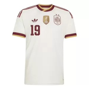 Kit De Football Espagne 2 Stars Lamine Yamal 19 Enfant Extérieur Coupe du Monde 2026