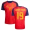 Maillot De Foot Espagne 2 Stars Lamine Yamal 19 Domicile Coupe du Monde 2026