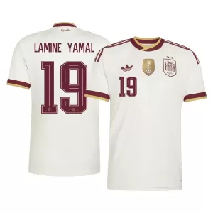 Maillot De Foot Espagne 2 Stars Lamine Yamal 19 Extérieur Coupe du Monde 2026