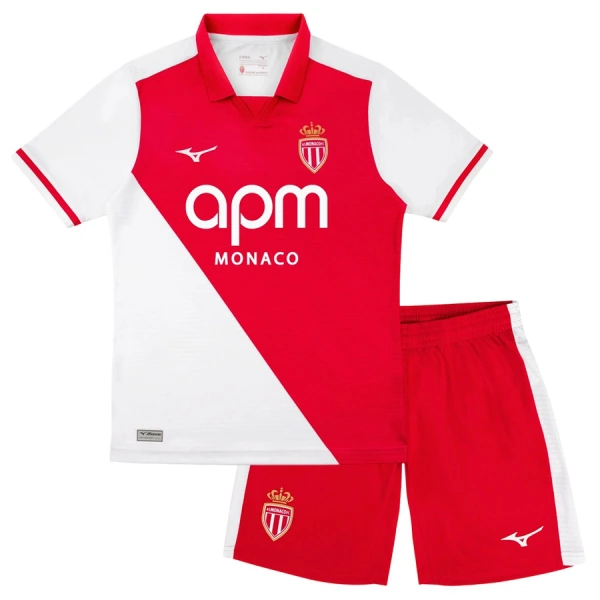Kit De Football AS Monaco Enfant Domicile 26/27 Kit De Football AS Monaco Enfant Domicile 26/27
