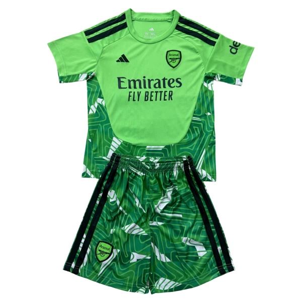 Kit De Football Gardien Arsenal Enfant 26/27 Vert Kit De Football Gardien Arsenal Enfant 26/27 Vert
