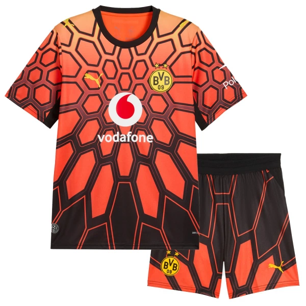 Kit De Football Gardien Borussia Dortmund Enfant Domicile 26/27 Orange Kit De Football Gardien Borussia Dortmund Enfant Domicile 26/27 Orange