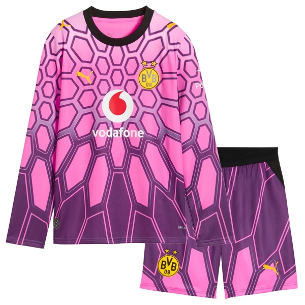 Kit De Football Gardien Borussia Dortmund Enfant Extérieur 26/27 Manches Longues Rose