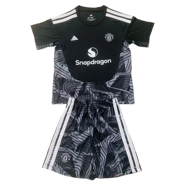 Kit De Football Gardien Manchester United Enfant 26/27 Noir Kit De Football Gardien Manchester United Enfant 26/27 Noir