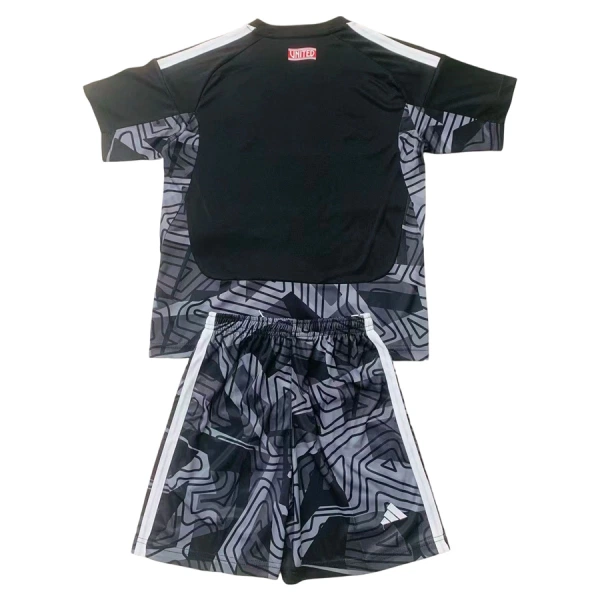 Kit De Football Gardien Manchester United Enfant 26/27 Noir