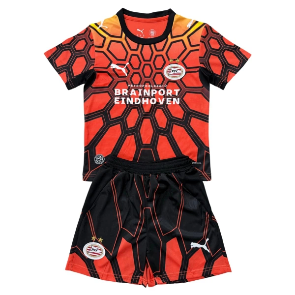 Kit De Football Gardien PSV Eindhoven Enfant 26/27 Orange Kit De Football Gardien PSV Eindhoven Enfant 26/27 Orange
