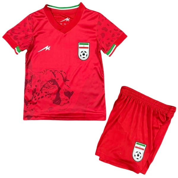 Kit De Football Iran Enfant Extérieur Coupe du Monde 2026 Kit De Football Iran Enfant Extérieur Coupe du Monde 2026