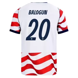 Maillot De Foot États-Unis Balogun 20 Domicile Coupe du Monde 2026