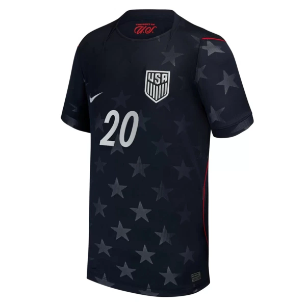 Maillot De Foot États-Unis Balogun 20 Extérieur Coupe du Monde 2026