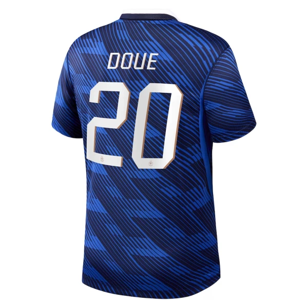 Maillot De Foot France Desire Doue 20 Domicile Coupe du Monde 2026