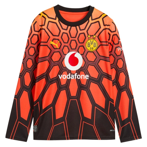 Maillot De Foot Gardien Borussia Dortmund Kobel 1 Domicile 26/27 Manches Longues Orange