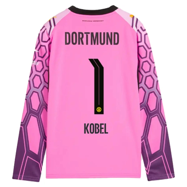 Maillot De Foot Gardien Borussia Dortmund Kobel 1 Extérieur 26/27 Manches Longues Rose Maillot De Foot Gardien Borussia Dortmund Kobel 1 Extérieur 26/27 Manches Longues Rose