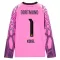 Maillot De Foot Gardien Borussia Dortmund Kobel 1 Extérieur 26/27 Manches Longues Rose