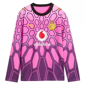 Maillot De Foot Gardien Borussia Dortmund Kobel 1 Extérieur 26/27 Manches Longues Rose