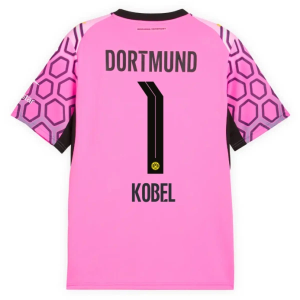 Maillot De Foot Gardien Borussia Dortmund Kobel 1 Extérieur 26/27 Rose Maillot De Foot Gardien Borussia Dortmund Kobel 1 Extérieur 26/27 Rose