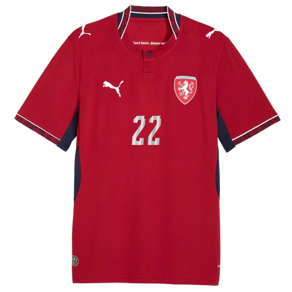 Maillot De Foot République tchèque Soucek 22 Domicile Coupe du Monde 2026