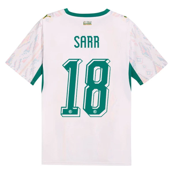 Maillot De Foot Sénégal Sarr 18 Domicile Coupe du Monde 2026 Maillot De Foot Sénégal Sarr 18 Domicile Coupe du Monde 2026