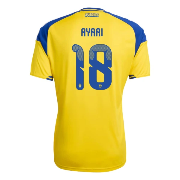Maillot De Foot Suède Ayari 18 Domicile Coupe du Monde 2026