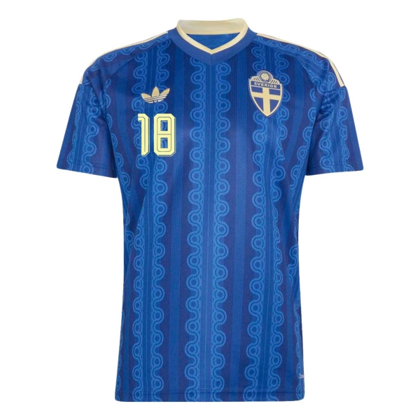 Maillot De Foot Suède Ayari 18 Extérieur Coupe du Monde 2026
