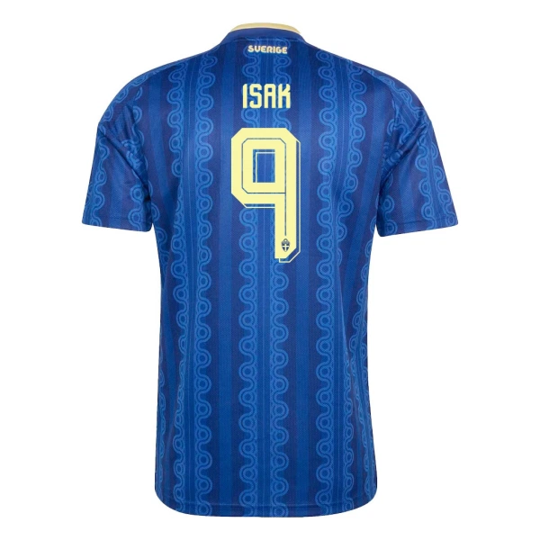 Maillot De Foot Suède Isak 9 Extérieur Coupe du Monde 2026 Maillot De Foot Suède Isak 9 Extérieur Coupe du Monde 2026