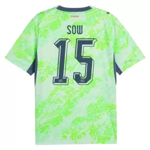 Maillot De Foot Suisse Djibril Sow 15 Extérieur Coupe du Monde 2026