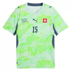 Maillot De Foot Suisse Djibril Sow 15 Extérieur Coupe du Monde 2026