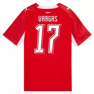 Maillot De Foot Suisse Vargas 17 Domicile Coupe du Monde 2026