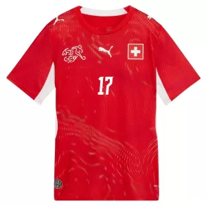 Maillot De Foot Suisse Vargas 17 Domicile Coupe du Monde 2026