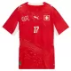 Maillot De Foot Suisse Vargas 17 Domicile Coupe du Monde 2026