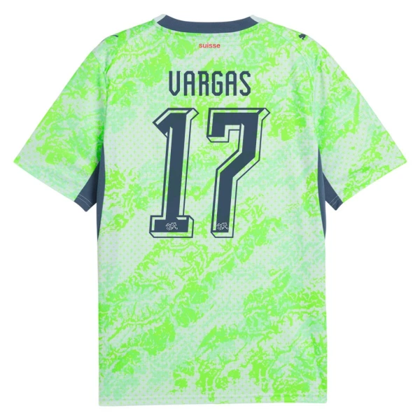 Maillot De Foot Suisse Vargas 17 Extérieur Coupe du Monde 2026 Maillot De Foot Suisse Vargas 17 Extérieur Coupe du Monde 2026