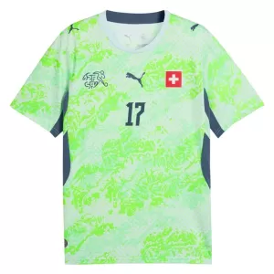 Maillot De Foot Suisse Vargas 17 Extérieur Coupe du Monde 2026